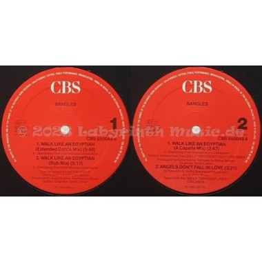 Bangles - Walk Like An Egyptian • 12" Vinyl Maxi • EX - Labyrinth Music