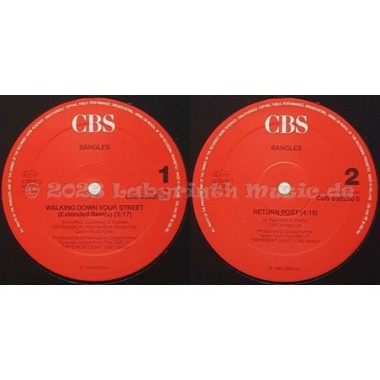 Bangles - Walking Down Your Street • 12" Vinyl Maxi • EX - Labyrinth Music