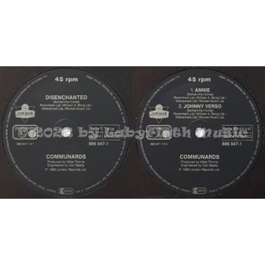 The Communards - Disenchanted • 12" Vinyl Maxi • MINT - Labyrinth Music
