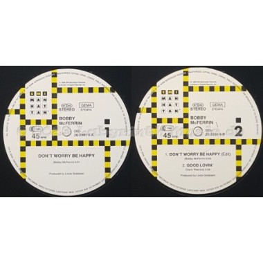 Bobby McFerrin - Don't Worry, Be Happy • 12" Vinyl Maxi • EX - Labyrinth Music