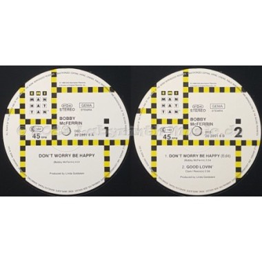 Bobby McFerrin - Don't Worry, Be Happy • 12" Vinyl Maxi • EX - Labyrinth Music