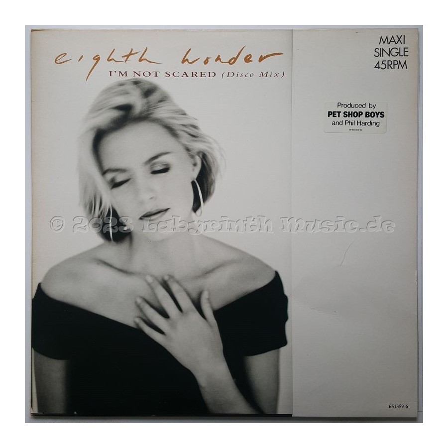 Eight Wonder - I'm Not Scared • Disco Mix • 12" Vinyl Maxi - Labyrinth Music