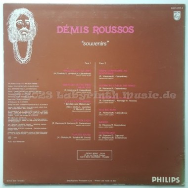 Demis Roussos - Souvenirs • 12" Vinyl LP • EX - Labyrinth Music