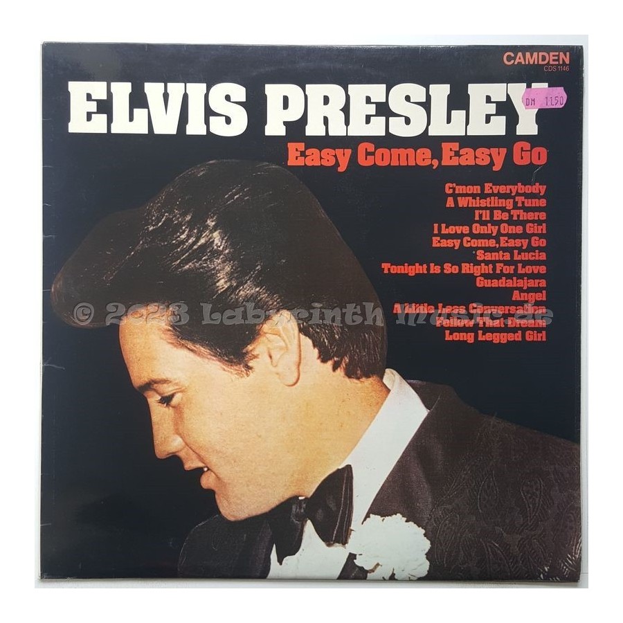 Elvis Presley - Easy Come Easy Go • 12" Vinyl LP • EX - Labyrinth Music