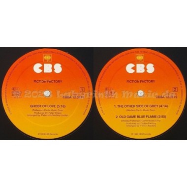 Fiction Factory - Ghost Of Love • 12" Vinyl Maxi • EX - Labyrinth Music