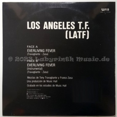 Los Angeles T.F. - Everliving Fever • 12" Vinyl Maxi • EX - Labyrinth Music