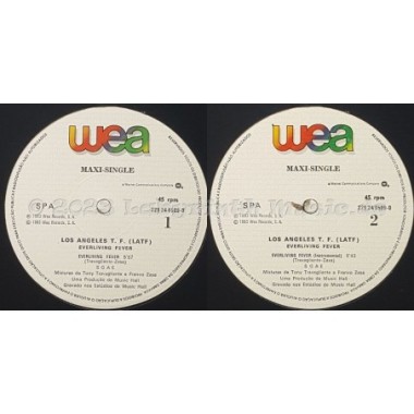 Los Angeles T.F. - Everliving Fever • 12" Vinyl Maxi • EX - Labyrinth Music