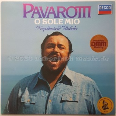 Luciano Pavarotti - O Sole Mio Neapolitanische Volkslieder • 12" Vinyl LP - Labyrinth Music