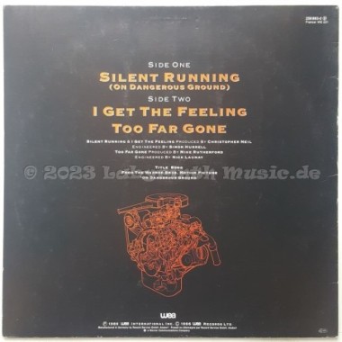 Mike & The Mechanics - Silent Running (On Dangerous Ground) • 12" Vinyl Maxi - Labyrinth Music