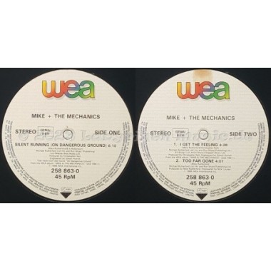 Mike & The Mechanics - Silent Running (On Dangerous Ground) • 12" Vinyl Maxi - Labyrinth Music