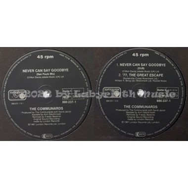 The Communards - Never Can Say Goodbye • Remix • 12" Vinyl Maxi • MINT - Labyrinth Music