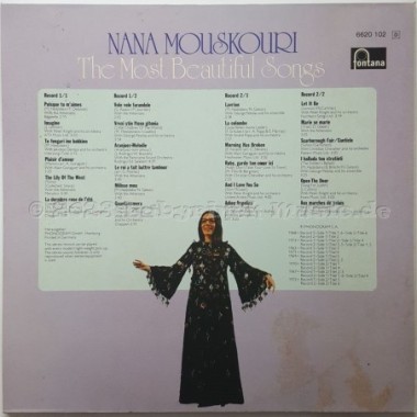 Nana Mouskouri - The Most Beautiful Songs • 12" Vinyl LP • EX - Labyrinth Music