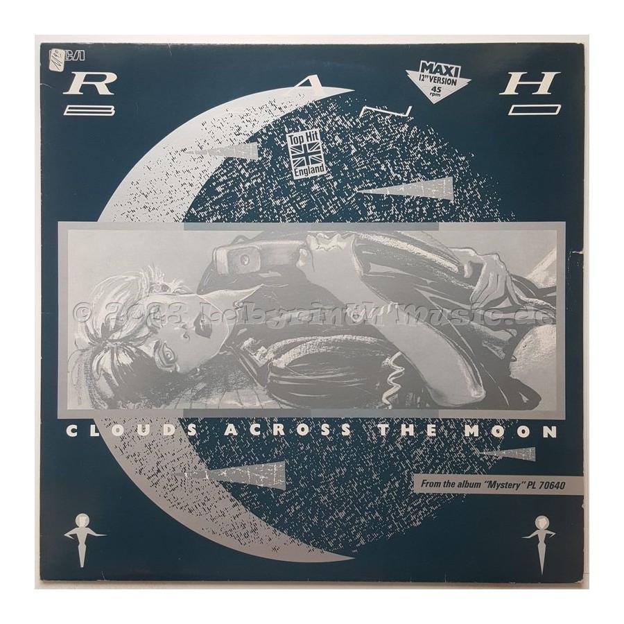 Rah Band - Clouds Across The Moon • 12" Vinyl Maxi • EX - Labyrinth Music