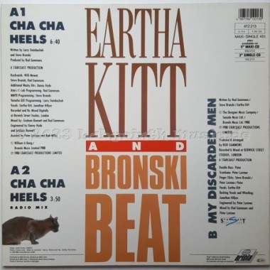 Eartha Kitt & Bronski Beat - Cha Cha Heels • 12" Vinyl Maxi • NM - Labyrinth Music
