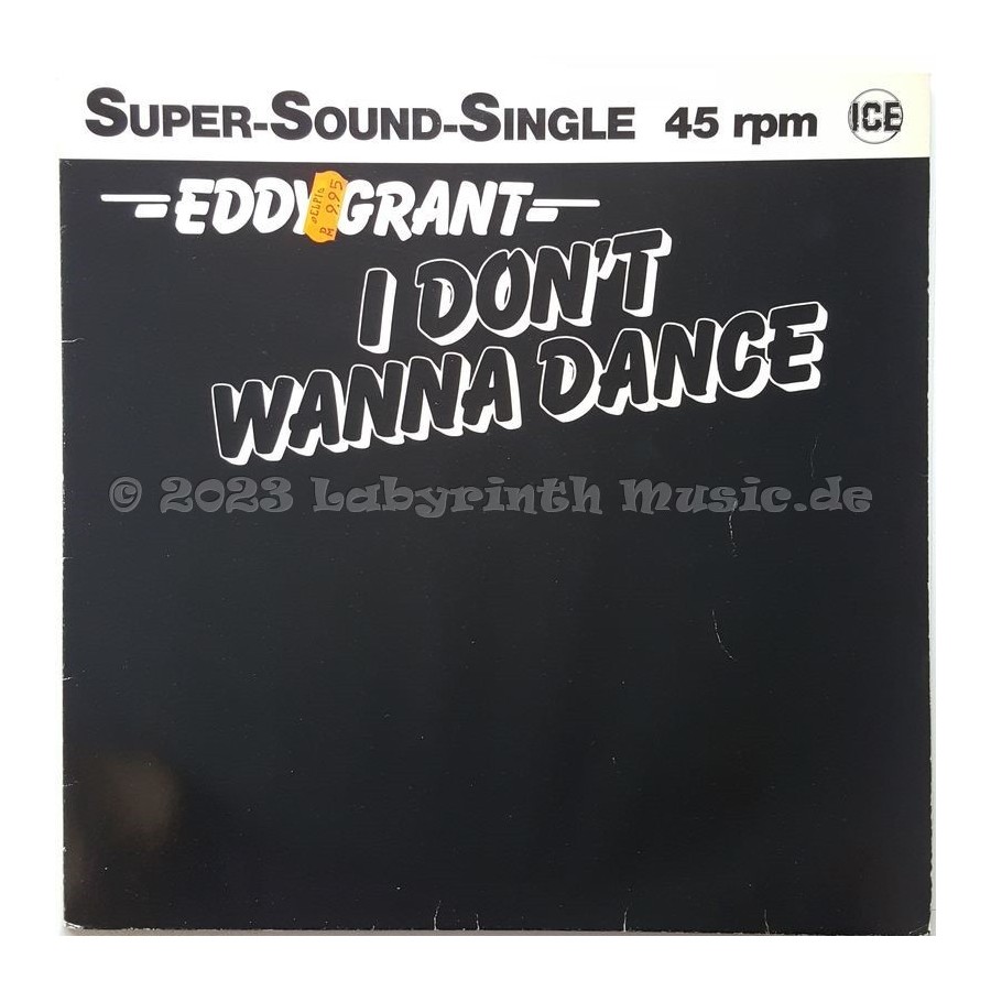 Eddy Grant - I Don't Wanna Dance • 12" Vinyl Maxi - Labyrinth Music