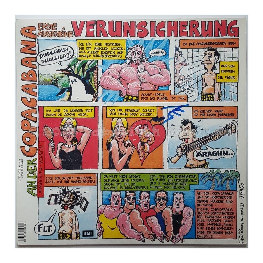 Erste Allgemeine Verunsicherung - An Der Copacabana • 12" Vinyl Maxi • EX - Labyrinth Music
