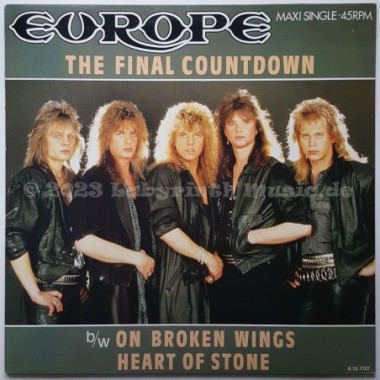 Europe - The Final Countdown • 12" Vinyl Maxi • MINT - Labyrinth Music