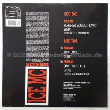 Ice MC - Scream • 12" Vinyl Maxi - Labyrinth Music