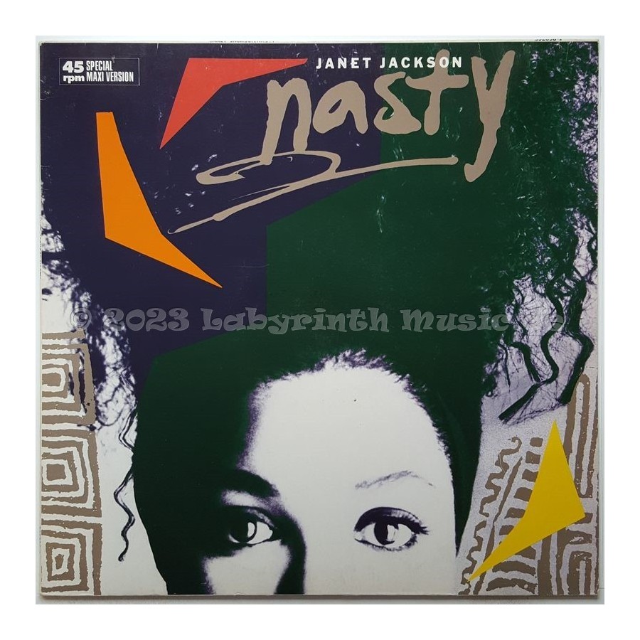 Janet Jackson - Nasty • 12" Vinyl Maxi • EX - Labyrinth Music