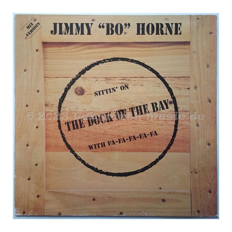 Jimmy 'Bo' Horne - (Sittin' On) The Dock Of The Bay With Fa-fa-fa-fa-fa • 12" Vinyl Maxi • EX - Labyrinth Music