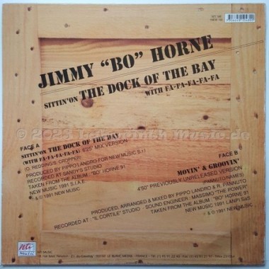 Jimmy 'Bo' Horne - (Sittin' On) The Dock Of The Bay With Fa-fa-fa-fa-fa • 12" Vinyl Maxi • EX - Labyrinth Music