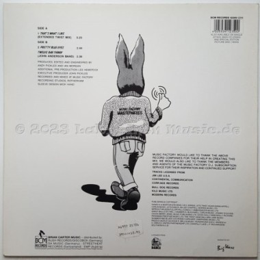 Jive Bunny And The Mastermixers - That's What I Like • 12" Vinyl Maxi • EX - Labyrinth Music
