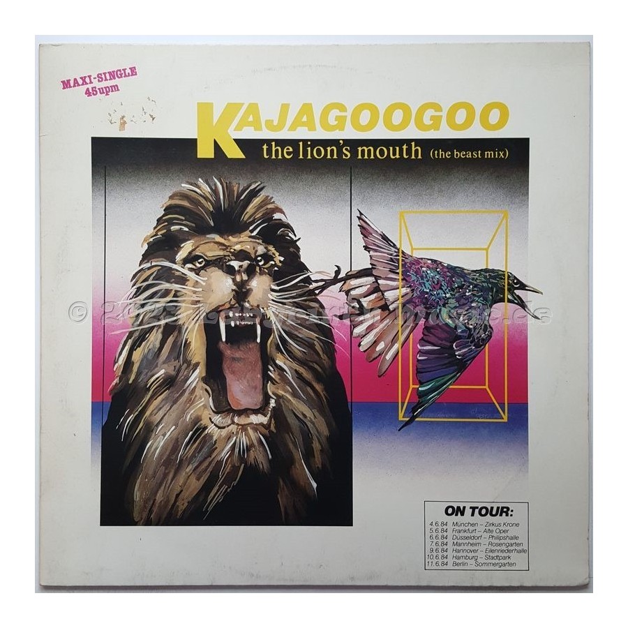 Kajagoogoo - The Lion's Mouth • The Beast Mix • 12" Vinyl Maxi • EX - Labyrinth Music
