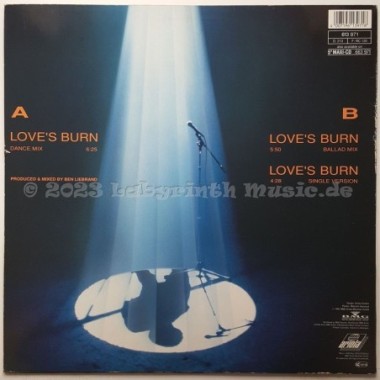 Karl Keaton - Love's Burn • 12" Vinyl Maxi • EX - Labyrinth Music