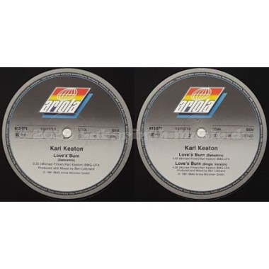 Karl Keaton - Love's Burn • 12" Vinyl Maxi • EX - Labyrinth Music