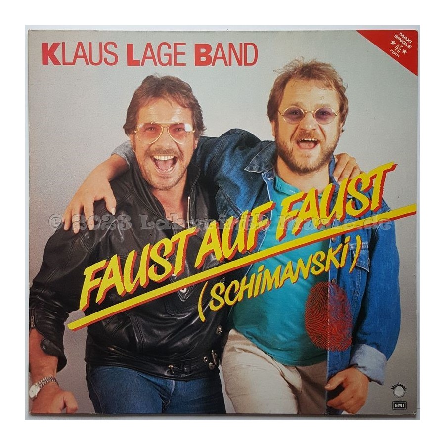 Klaus Lage Band - Faust Auf Faust • 12" Vinyl Maxi • EX - Labyrinth Music