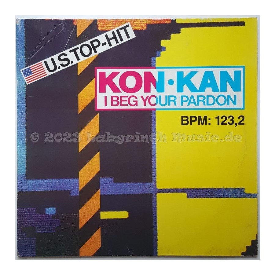 Kon Kan - I Beg Your Pardon • 12" Vinyl Maxi - Labyrinth Music