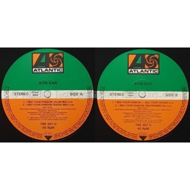 Kon Kan - I Beg Your Pardon • 12" Vinyl Maxi - Labyrinth Music