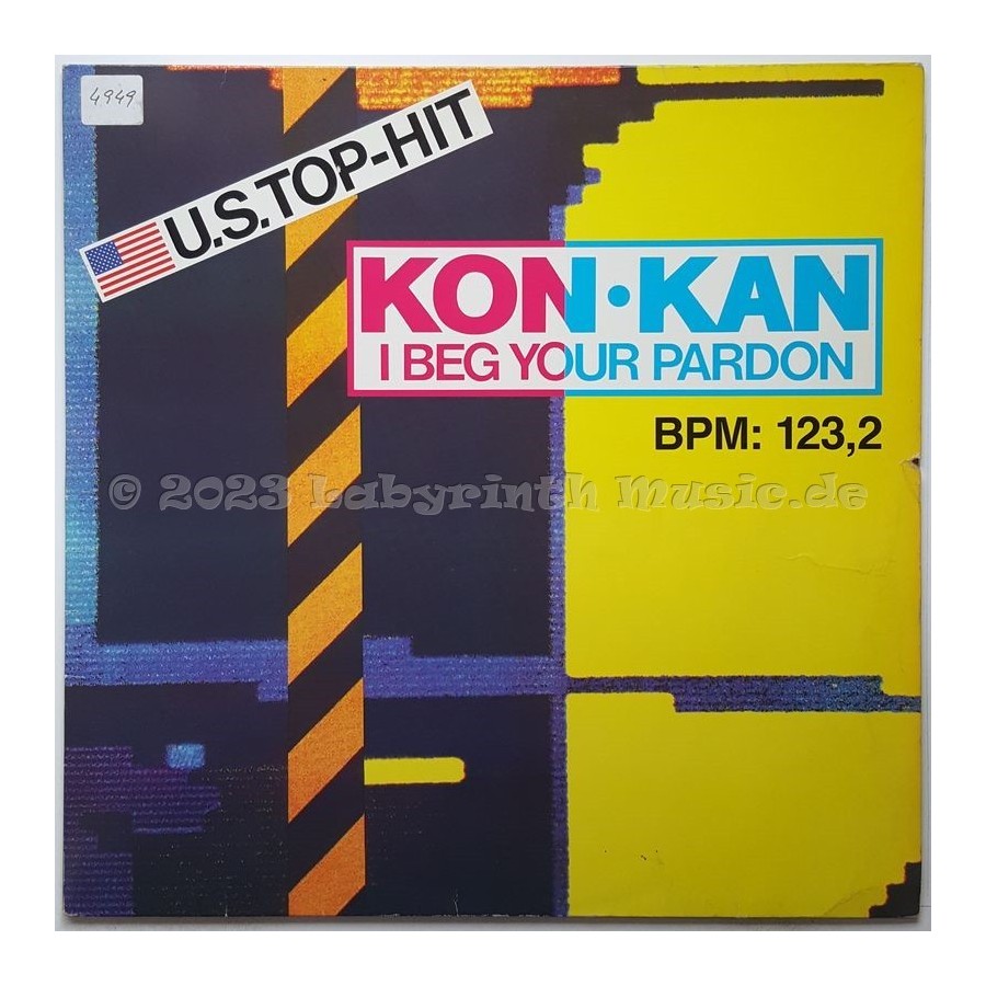 Kon Kan - I Beg Your Pardon • 12" Vinyl Maxi - Labyrinth Music