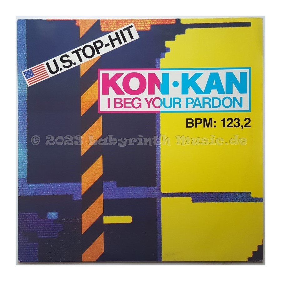 Kon Kan - I Beg Your Pardon • 12" Vinyl Maxi • EX - Labyrinth Music