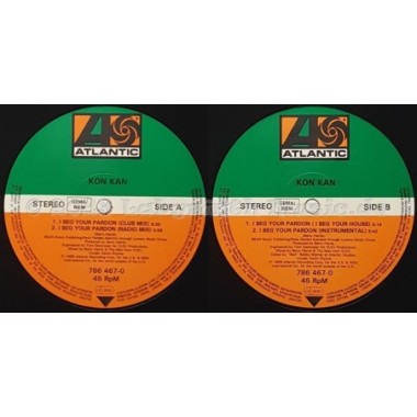 Kon Kan - I Beg Your Pardon • 12" Vinyl Maxi • EX - Labyrinth Music