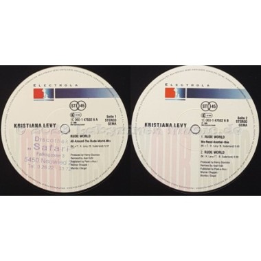 Kristiana Levy - Rude World • 12" Vinyl Maxi • EX - Labyrinth Music