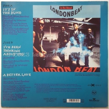 Londonbeat - It's In The Blood • 12" Vinyl Maxi - Labyrinth Music