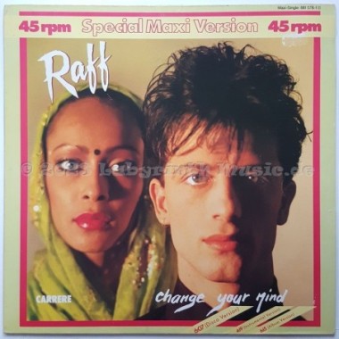 Raff - Change Your Mind • 12" Vinyl Maxi - Labyrinth Music