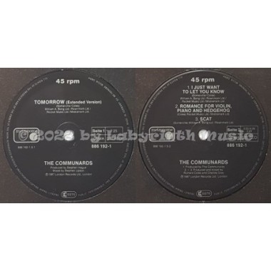 The Communards - Tomorrow • 12" Vinyl Maxi • NM - Labyrinth Music
