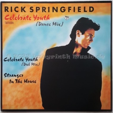Rick Springfield - Celebrate Youth • 12" Vinyl Maxi • EX - Labyrinth Music
