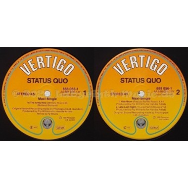 Status Quo - In The Army Now • 12" Vinyl Maxi - Labyrinth Music