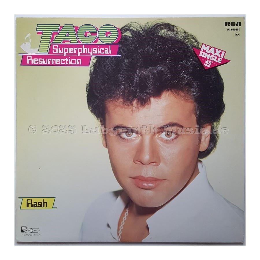 Taco - Superphysical Resurrection • 12" Vinyl Maxi • EX - Labyrinth Music