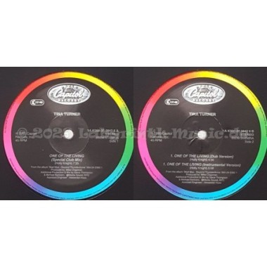 Tina Turner - One Of The Living • 12" Vinyl Maxi • NM - Labyrinth Music