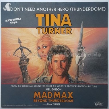Tina Turner - We Don't Need Another Hero • 12" Vinyl Maxi • EX - Labyrinth Music