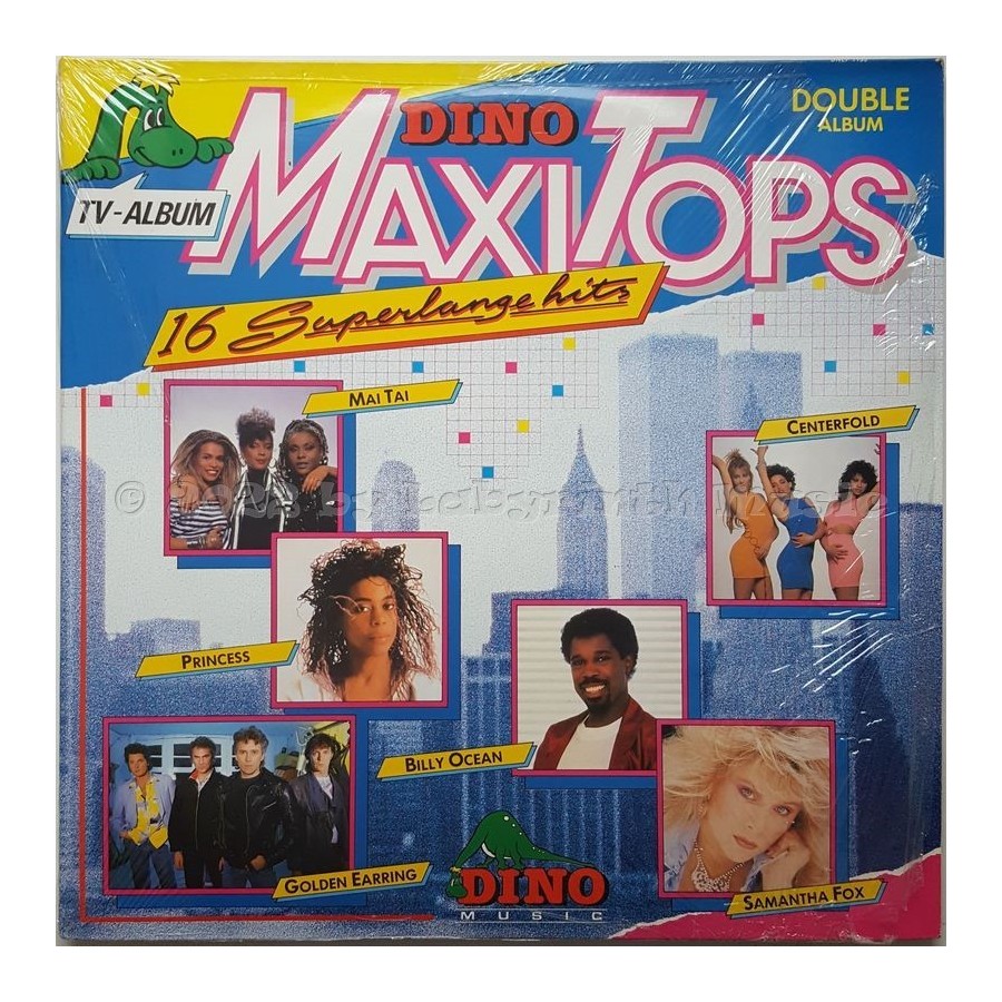 Various - 16 Dino Maxi Tops • 12" Vinyl LP • NM - Labyrinth Music