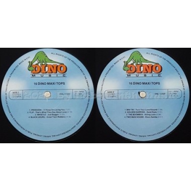 Various - 16 Dino Maxi Tops • 12" Vinyl LP • NM - Labyrinth Music