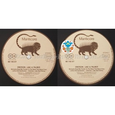 Emerson Lake & Palmer - Welcome Back My Friends To The Show That Never Ends - Ladies And Gentlemen • 12" Vinyl LP - Labyrinth Mu
