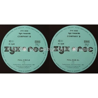 Company B - Full Circle • 12" Vinyl Maxi • EX - Labyrinth Music