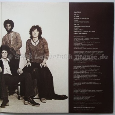 Santana - Santana 3 • The Third Album • 12" Vinyl LP • EX - Labyrinth Music