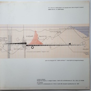 Tangerine Dream - Alpha Centauri • 12" Vinyl LP • EX - Labyrinth Music